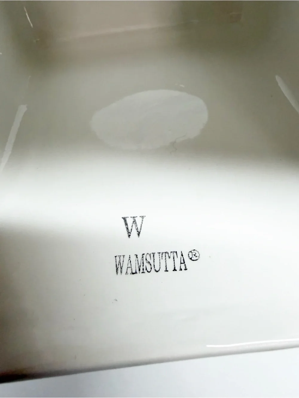 Vintage 90s Wasmutta Floral Geometric Ceramic Tissue Box Cover